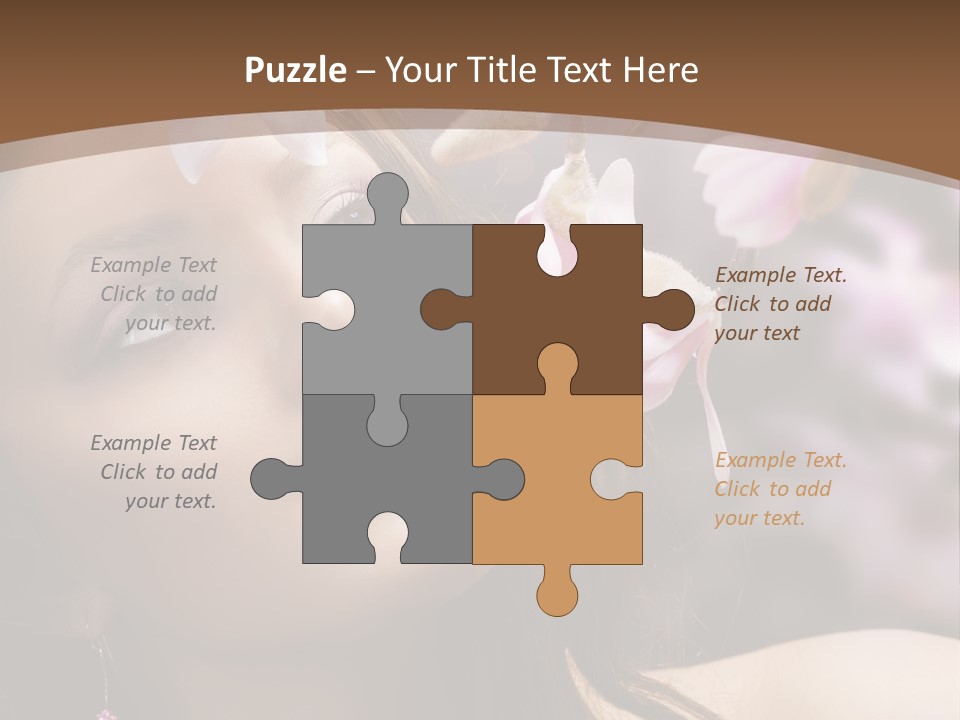 Spa Bokeh Spring PowerPoint Template