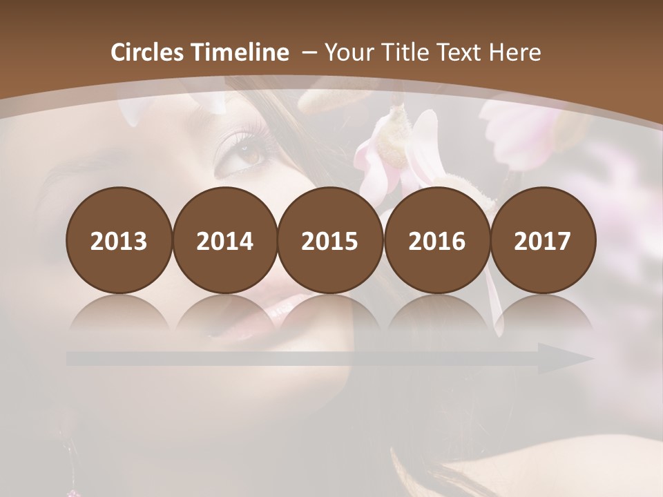 Spa Bokeh Spring PowerPoint Template