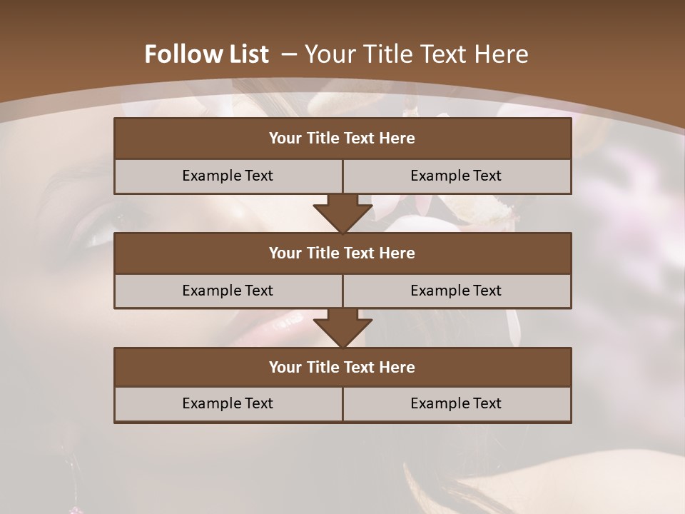 Spa Bokeh Spring PowerPoint Template