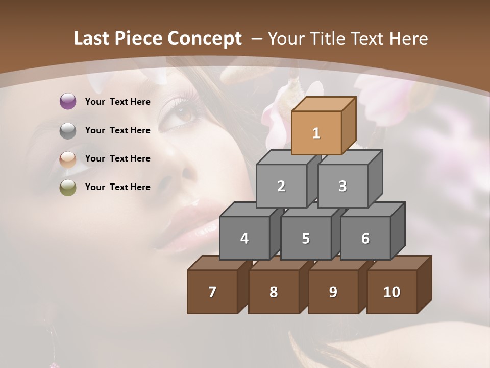 Spa Bokeh Spring PowerPoint Template