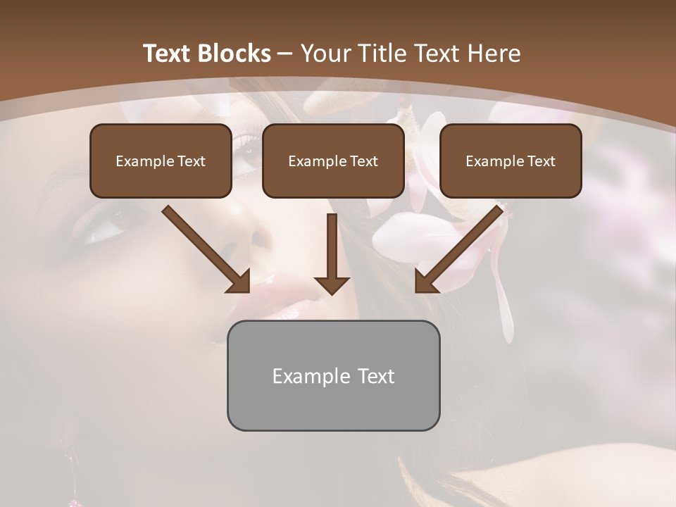 Spa Bokeh Spring PowerPoint Template