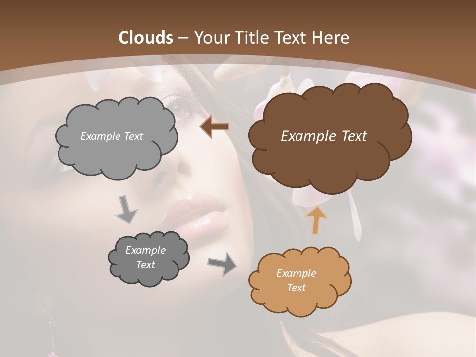 Spa Bokeh Spring PowerPoint Template