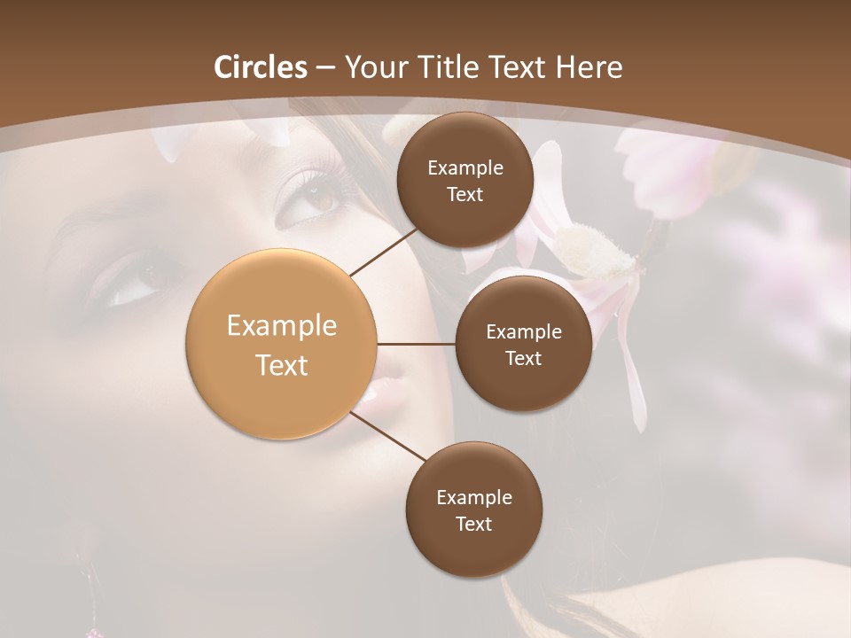 Spa Bokeh Spring PowerPoint Template