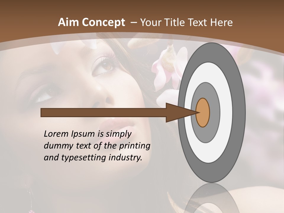 Spa Bokeh Spring PowerPoint Template