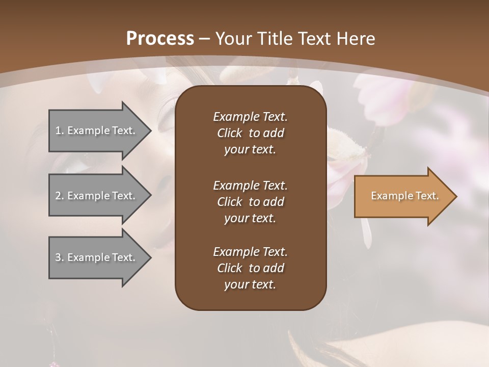 Spa Bokeh Spring PowerPoint Template