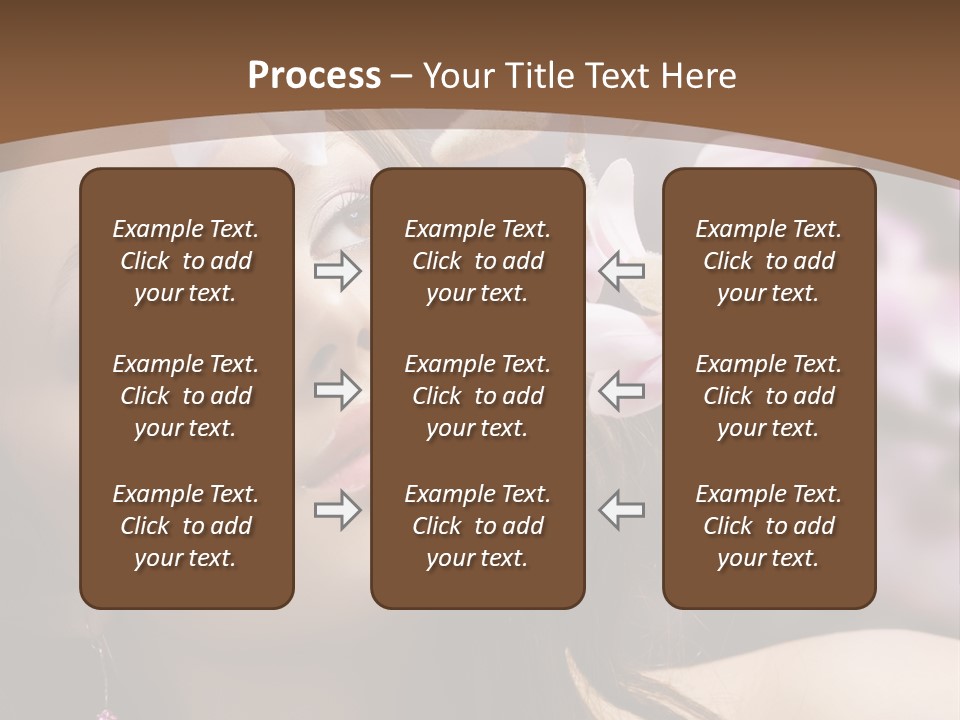 Spa Bokeh Spring PowerPoint Template