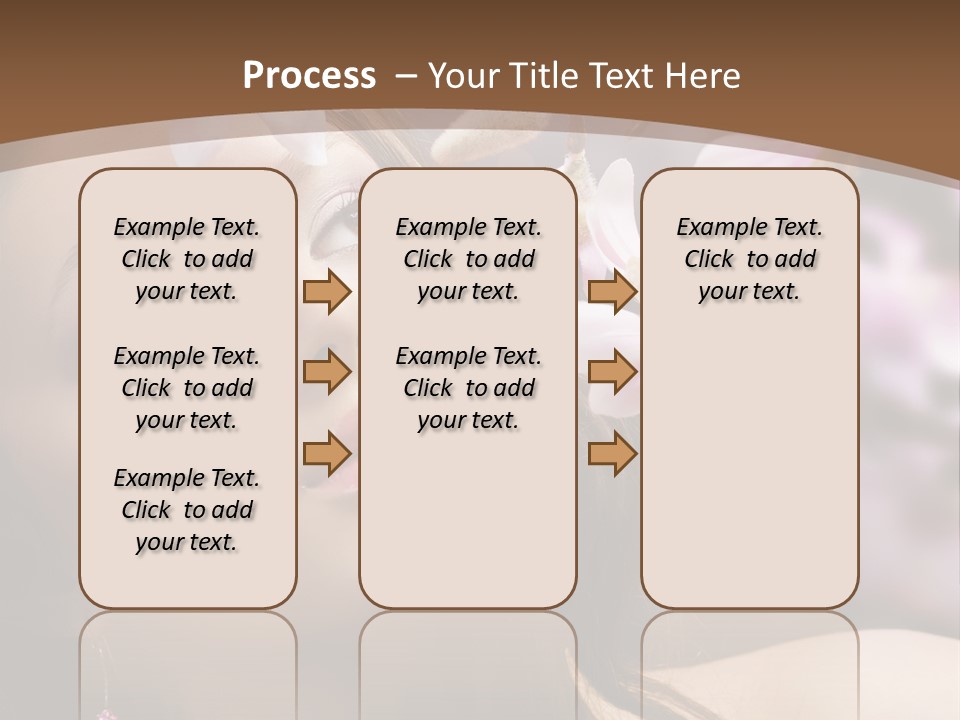 Spa Bokeh Spring PowerPoint Template