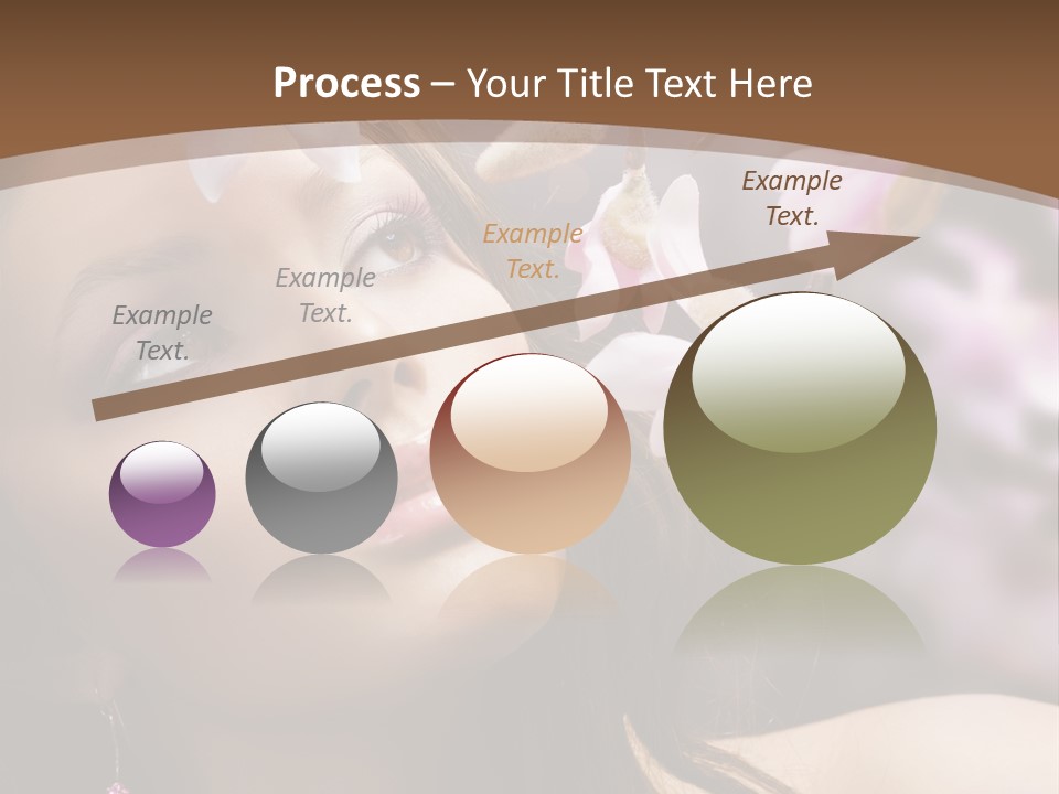 Spa Bokeh Spring PowerPoint Template