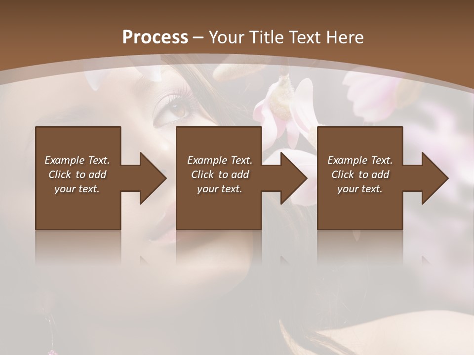 Spa Bokeh Spring PowerPoint Template