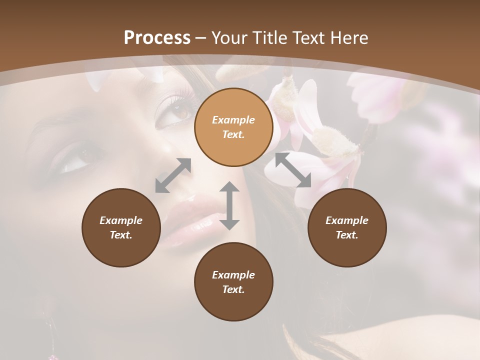 Spa Bokeh Spring PowerPoint Template