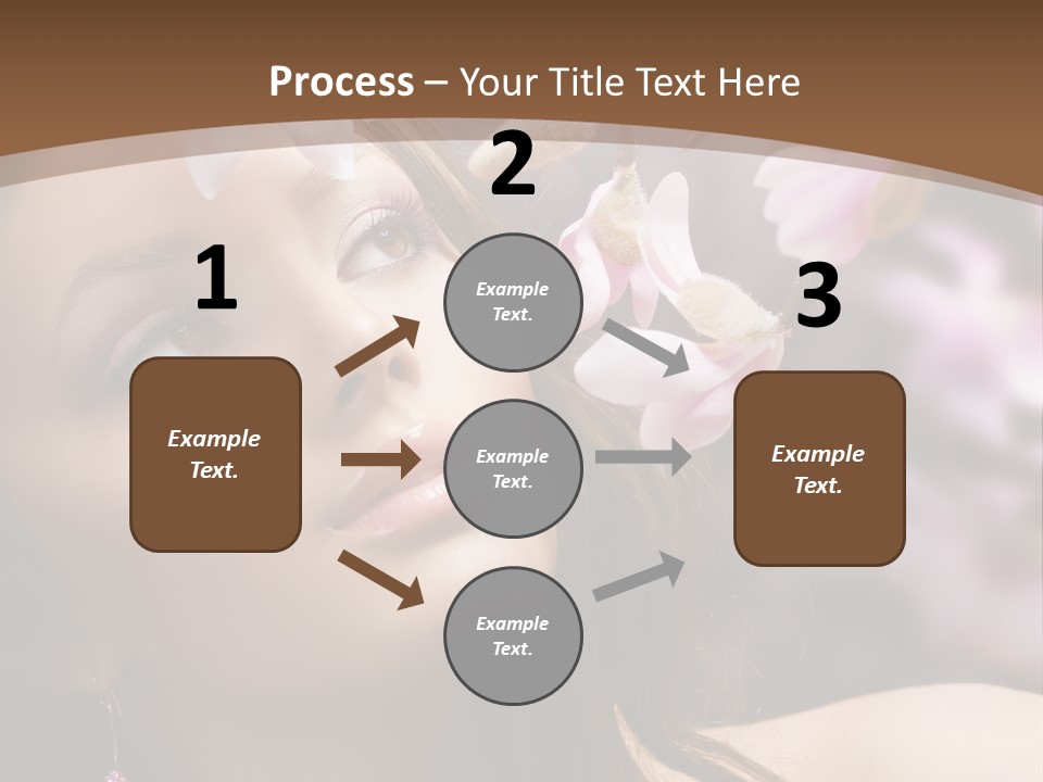 Spa Bokeh Spring PowerPoint Template