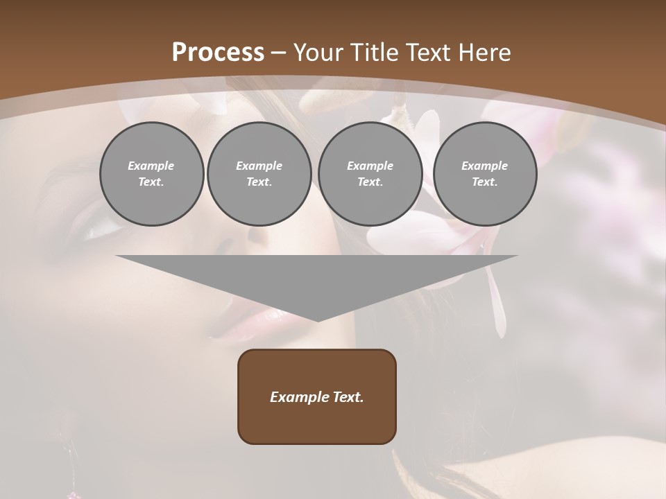 Spa Bokeh Spring PowerPoint Template