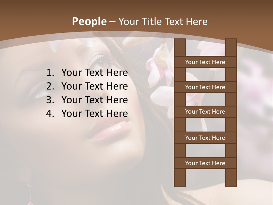 Spa Bokeh Spring PowerPoint Template