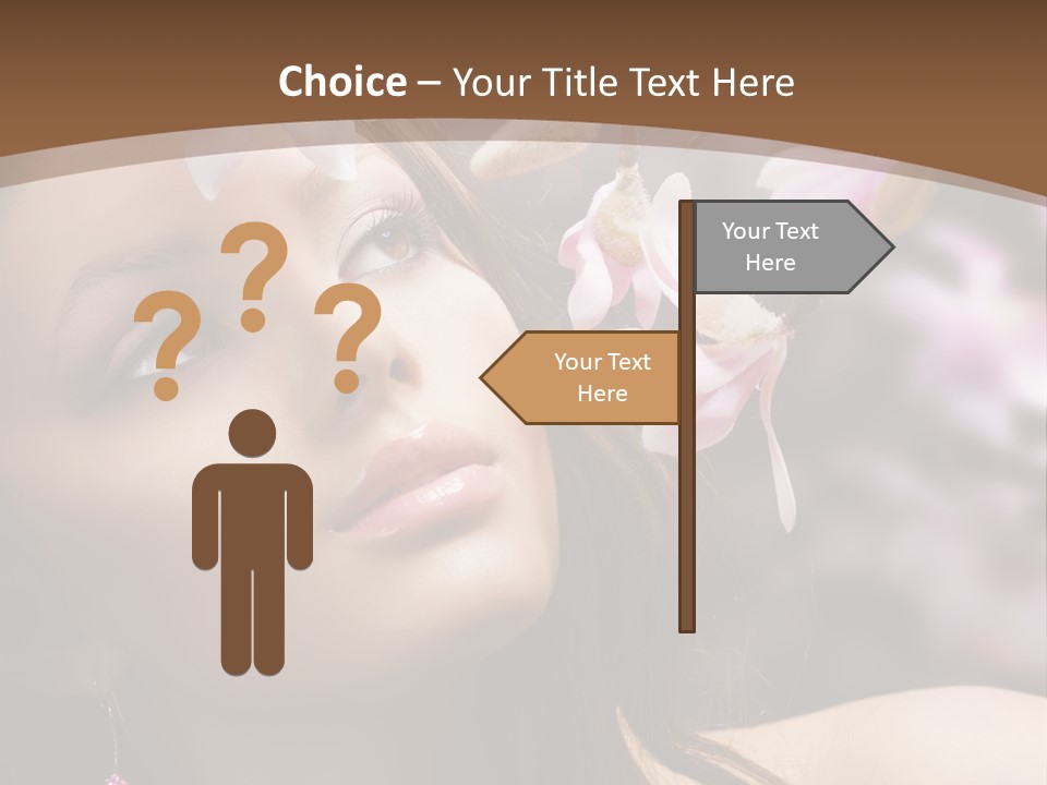 Spa Bokeh Spring PowerPoint Template