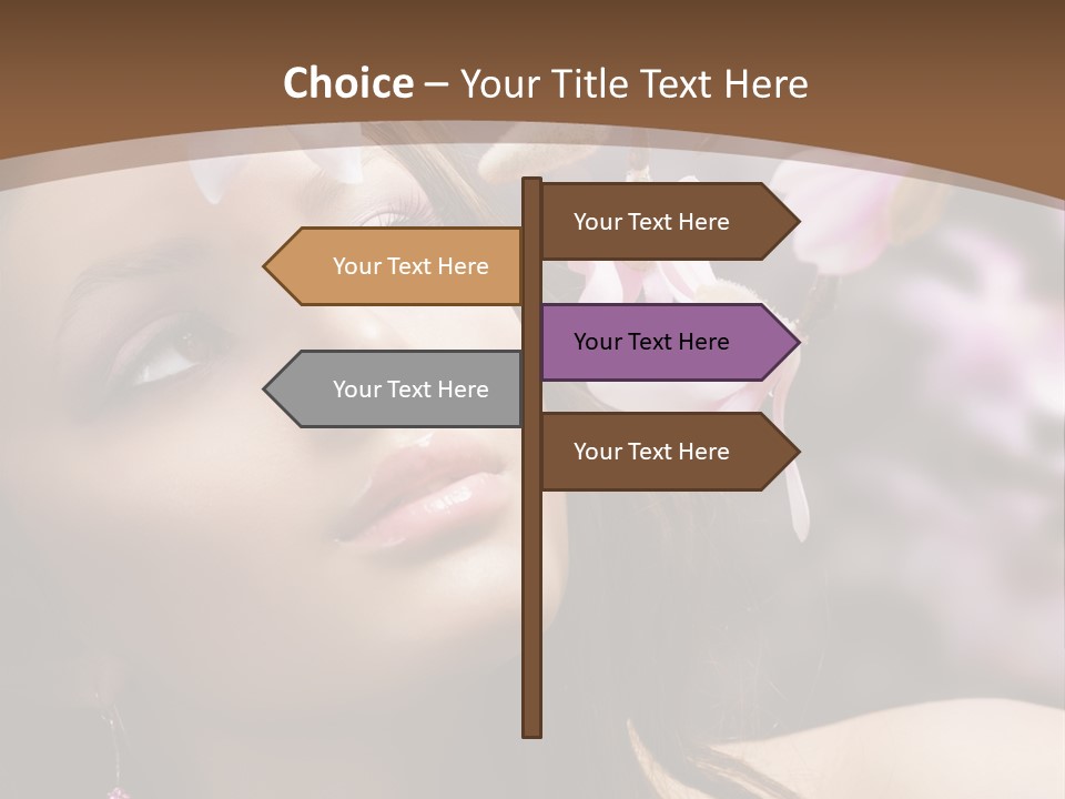 Spa Bokeh Spring PowerPoint Template