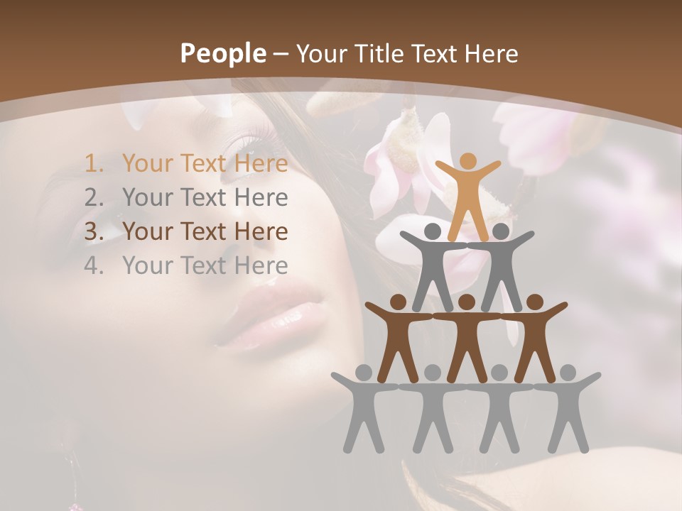 Spa Bokeh Spring PowerPoint Template