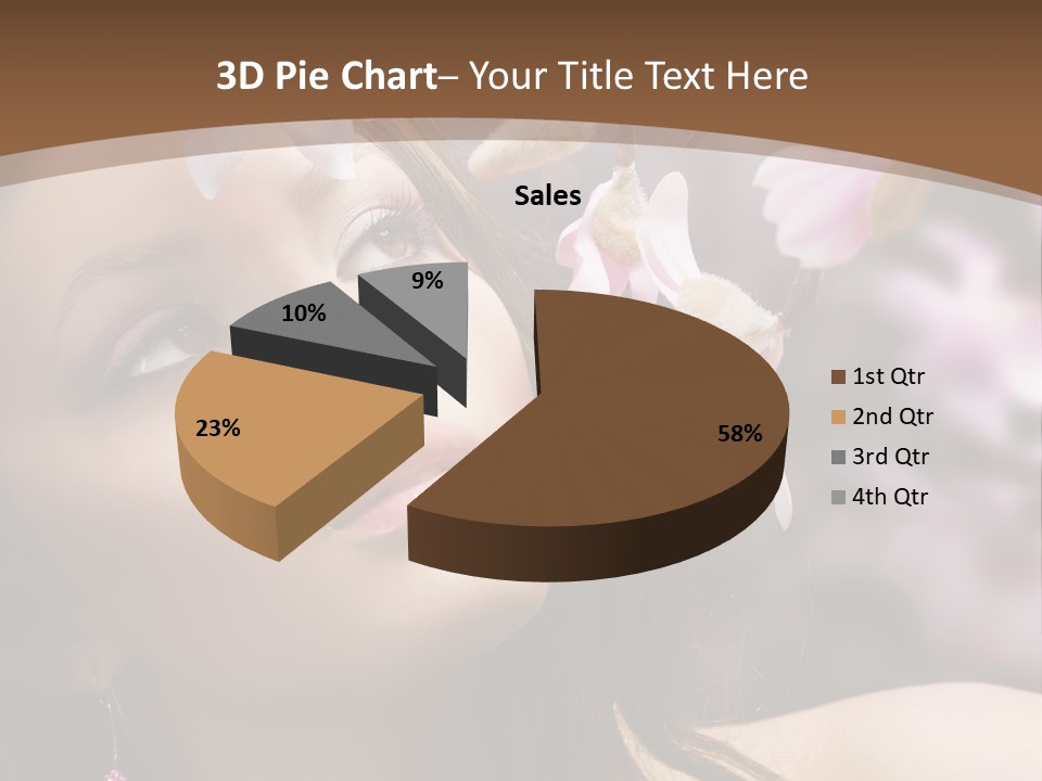 Spa Bokeh Spring PowerPoint Template