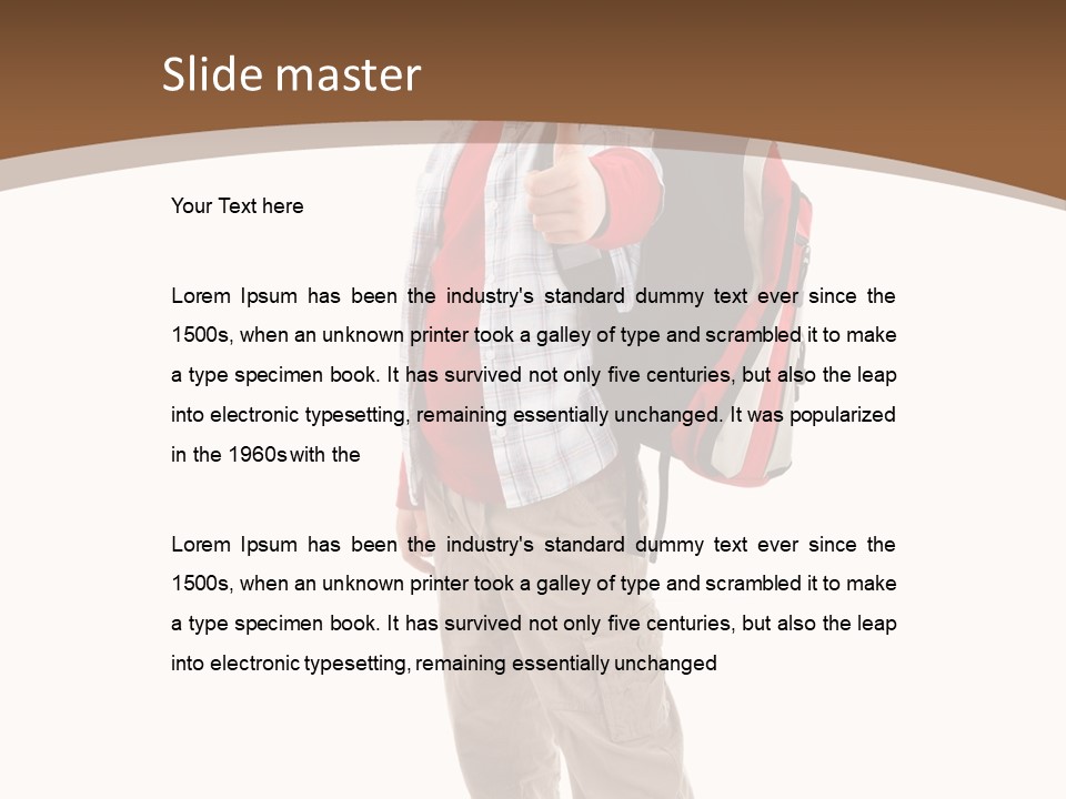 Length Book Sign PowerPoint Template