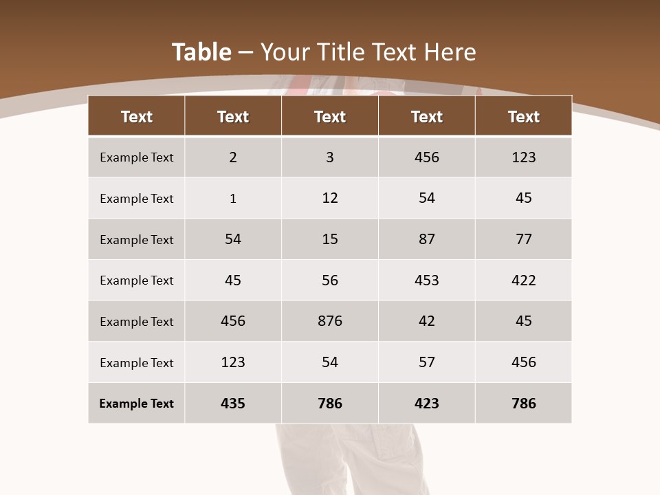 Length Book Sign PowerPoint Template