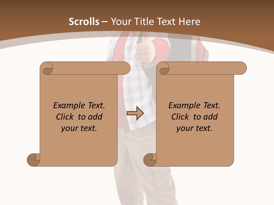 Length Book Sign PowerPoint Template