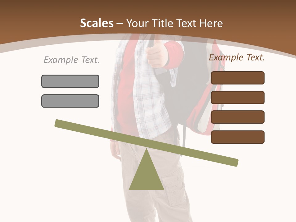 Length Book Sign PowerPoint Template