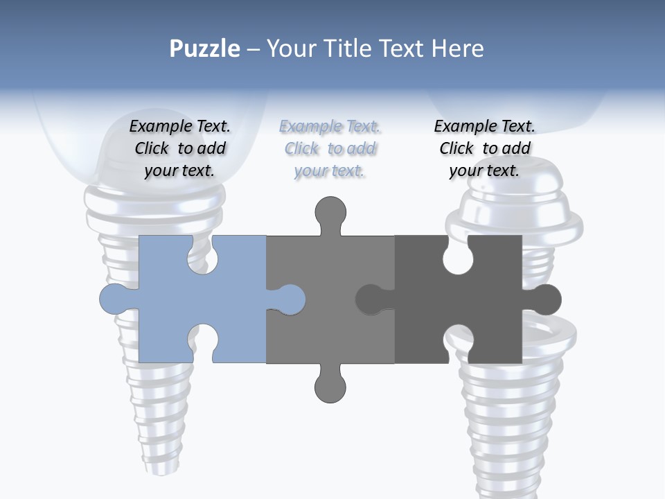 Treatment Pin Metal PowerPoint Template