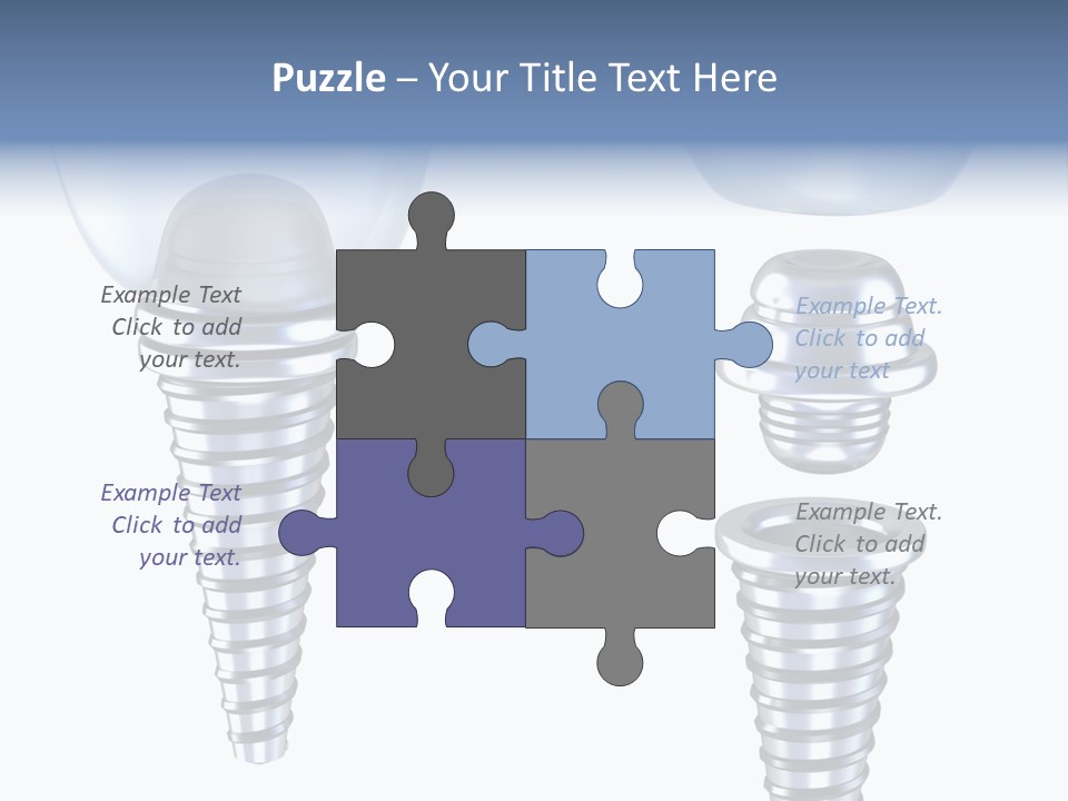 Treatment Pin Metal PowerPoint Template