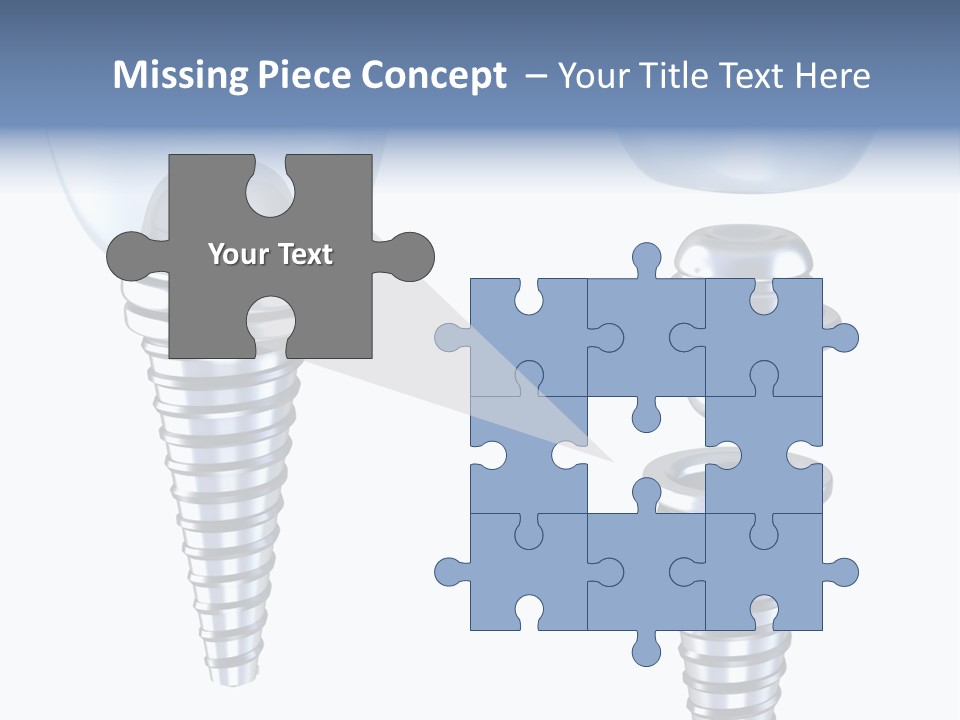 Treatment Pin Metal PowerPoint Template