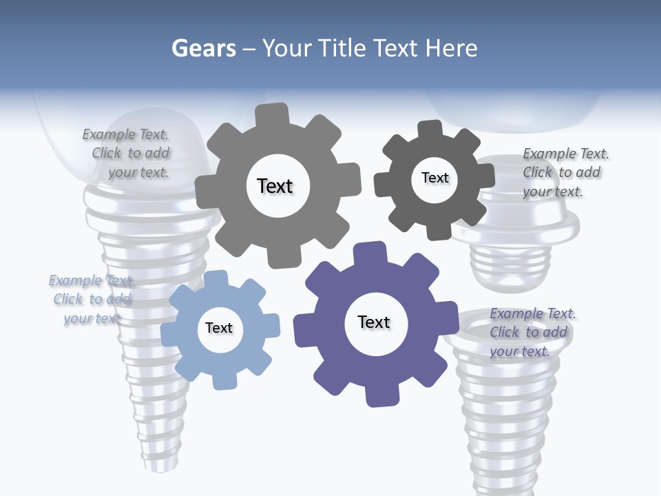 Treatment Pin Metal PowerPoint Template