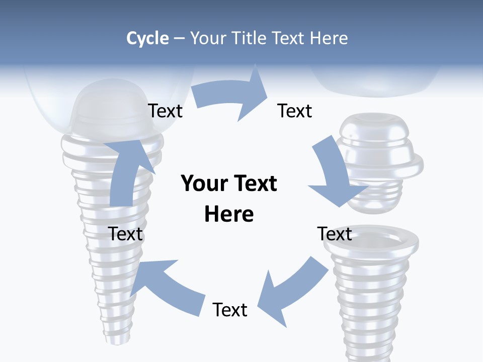 Treatment Pin Metal PowerPoint Template