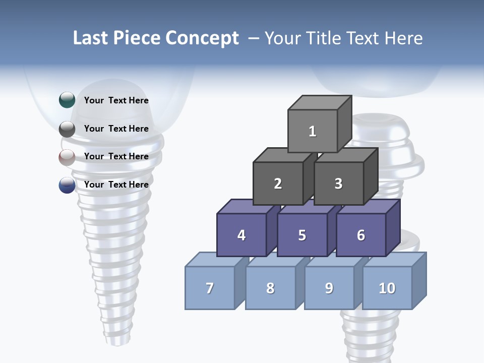 Treatment Pin Metal PowerPoint Template