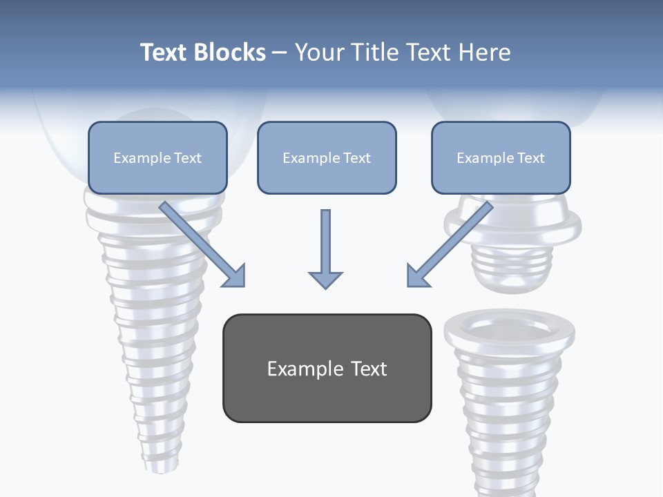 Treatment Pin Metal PowerPoint Template