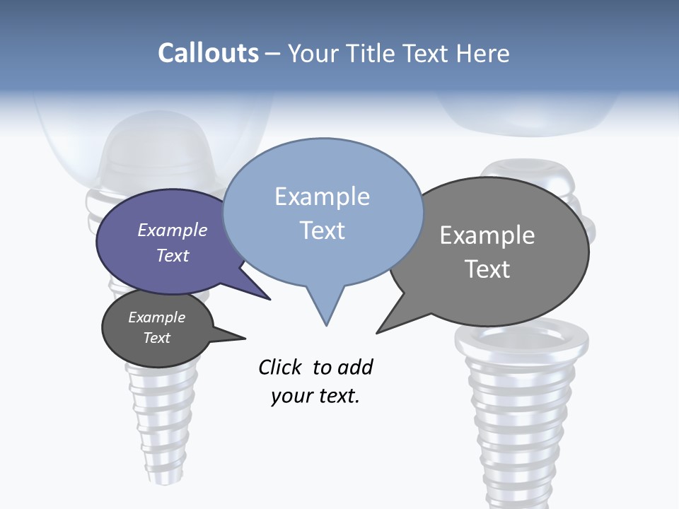 Treatment Pin Metal PowerPoint Template