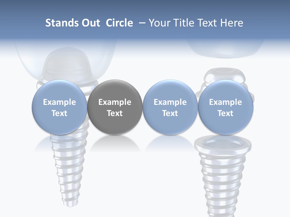 Treatment Pin Metal PowerPoint Template