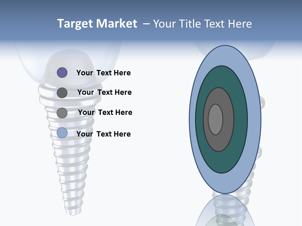 Treatment Pin Metal PowerPoint Template