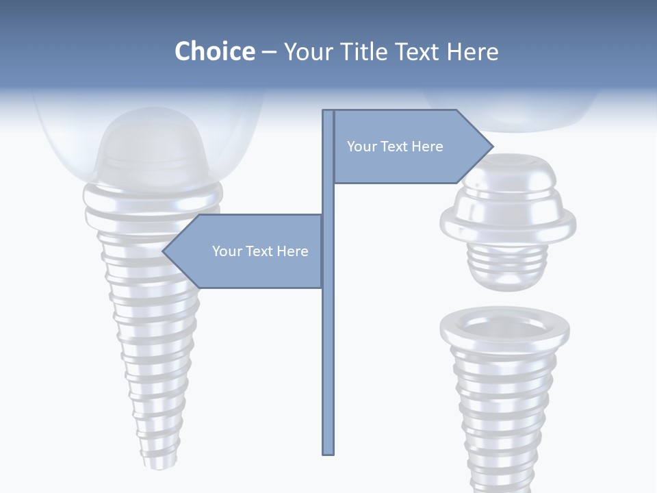 Treatment Pin Metal PowerPoint Template