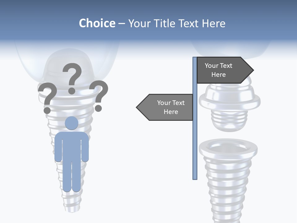 Treatment Pin Metal PowerPoint Template