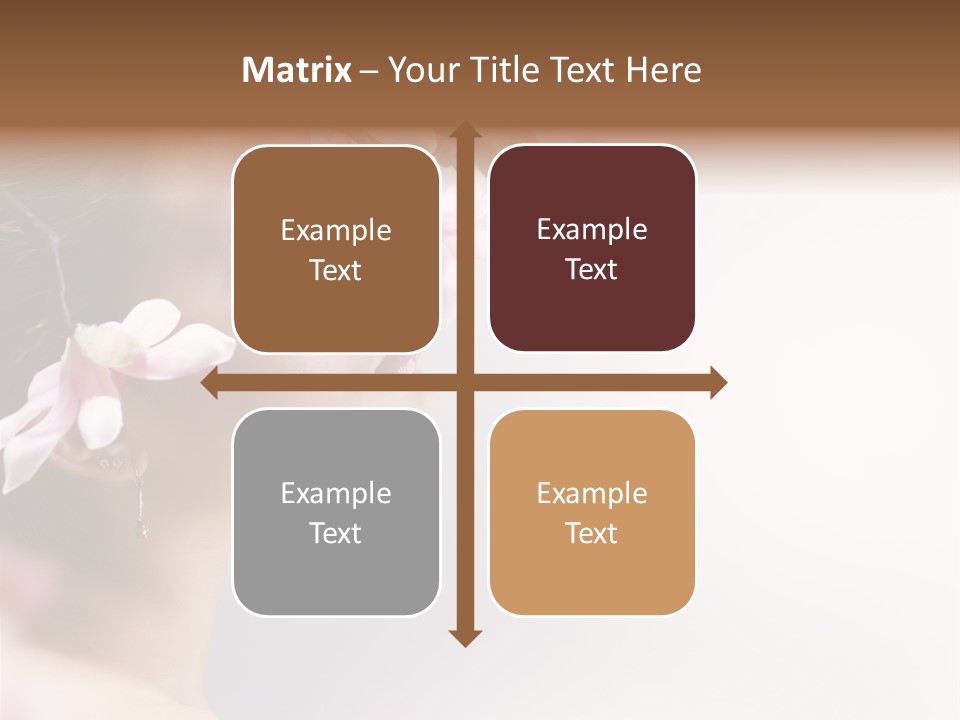 Health Natural Girl PowerPoint Template