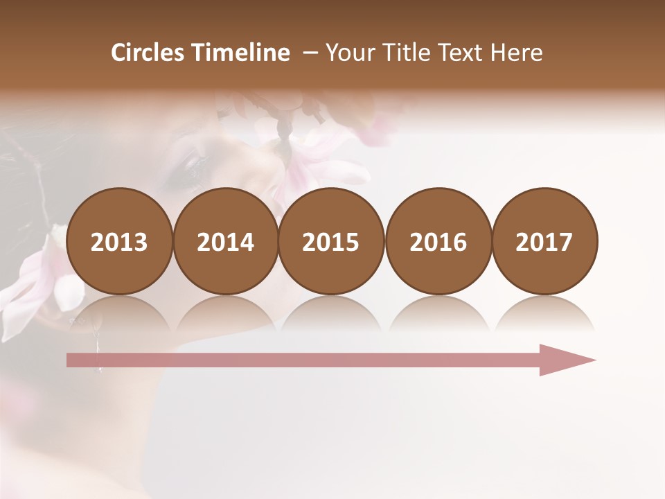 Health Natural Girl PowerPoint Template