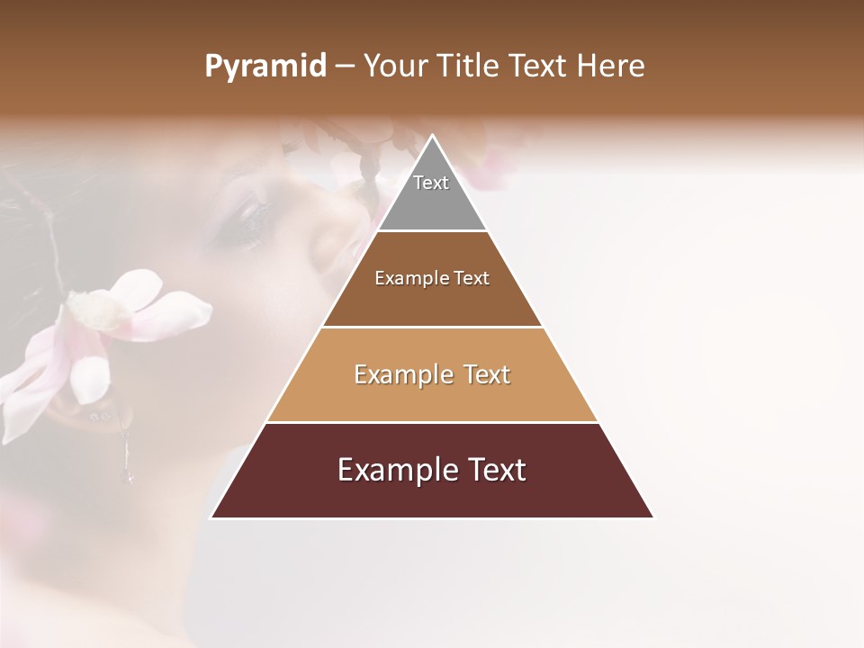 Health Natural Girl PowerPoint Template