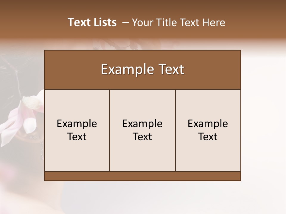 Health Natural Girl PowerPoint Template