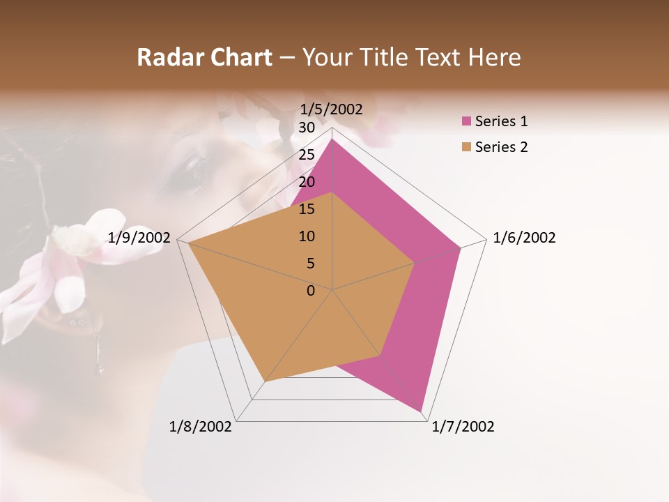 Health Natural Girl PowerPoint Template