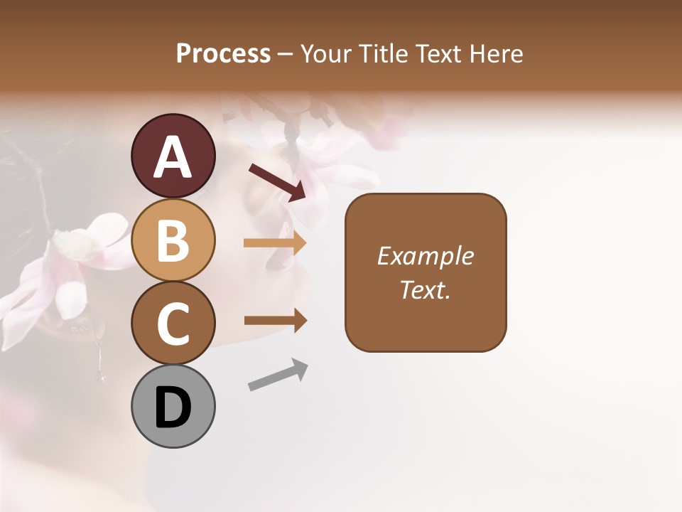 Health Natural Girl PowerPoint Template