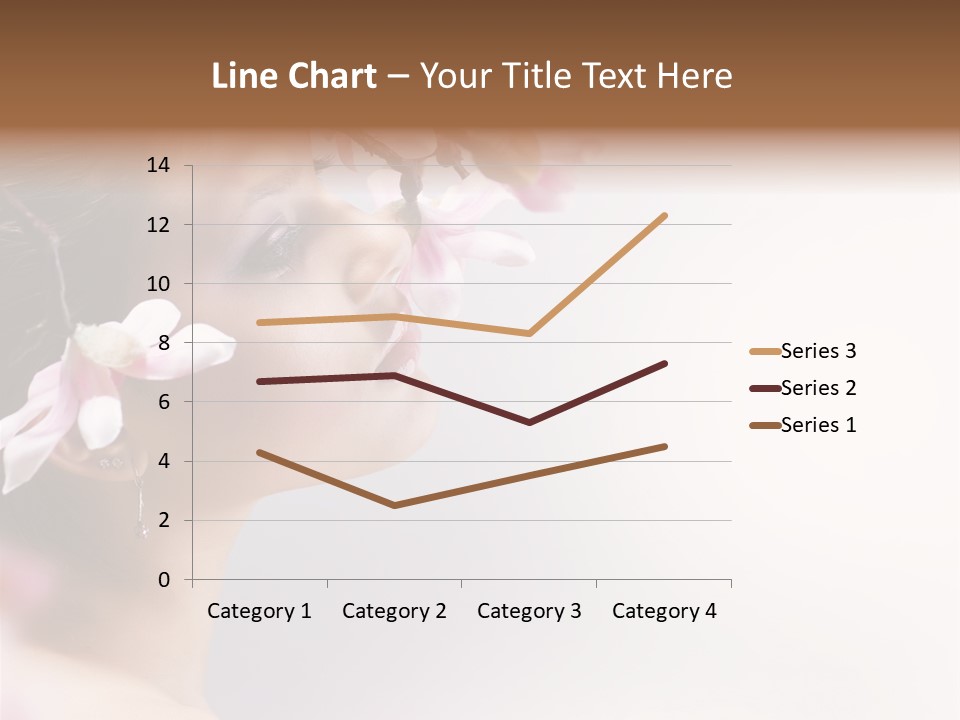 Health Natural Girl PowerPoint Template