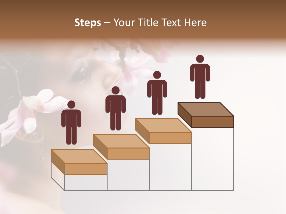 Health Natural Girl PowerPoint Template