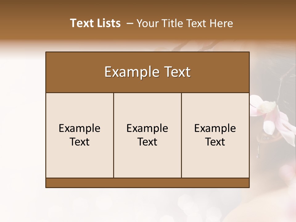 Healthy Caucasian Expression PowerPoint Template