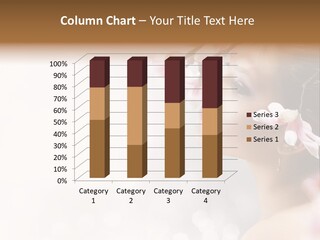 Healthy Caucasian Expression PowerPoint Template