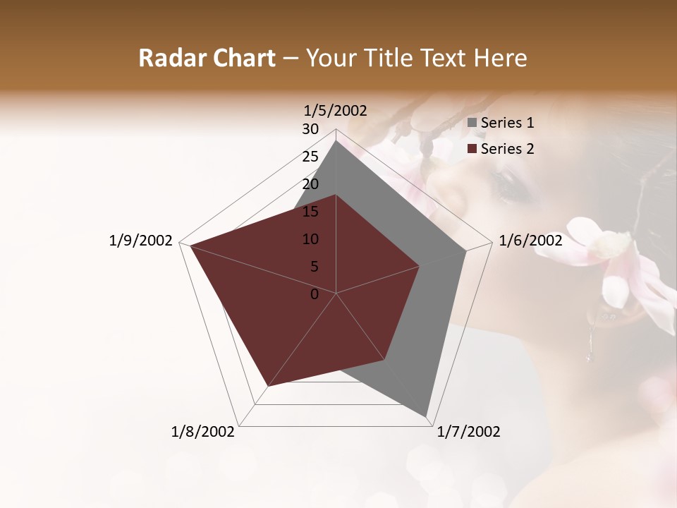 Healthy Caucasian Expression PowerPoint Template