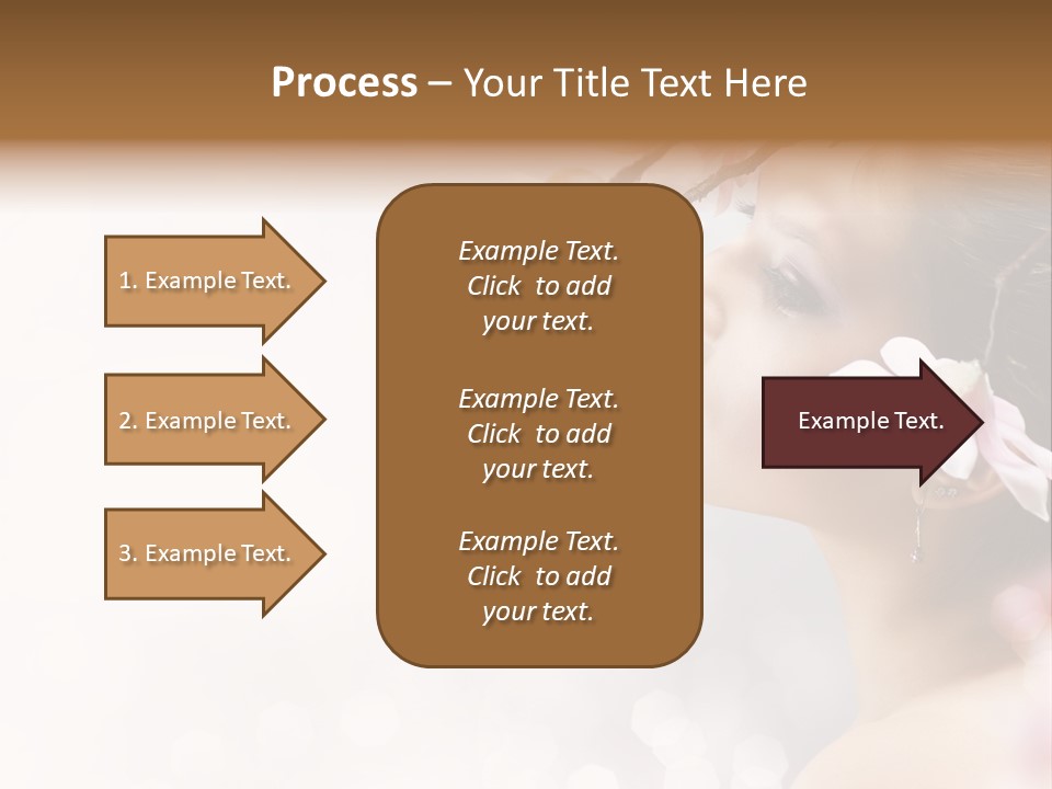 Healthy Caucasian Expression PowerPoint Template