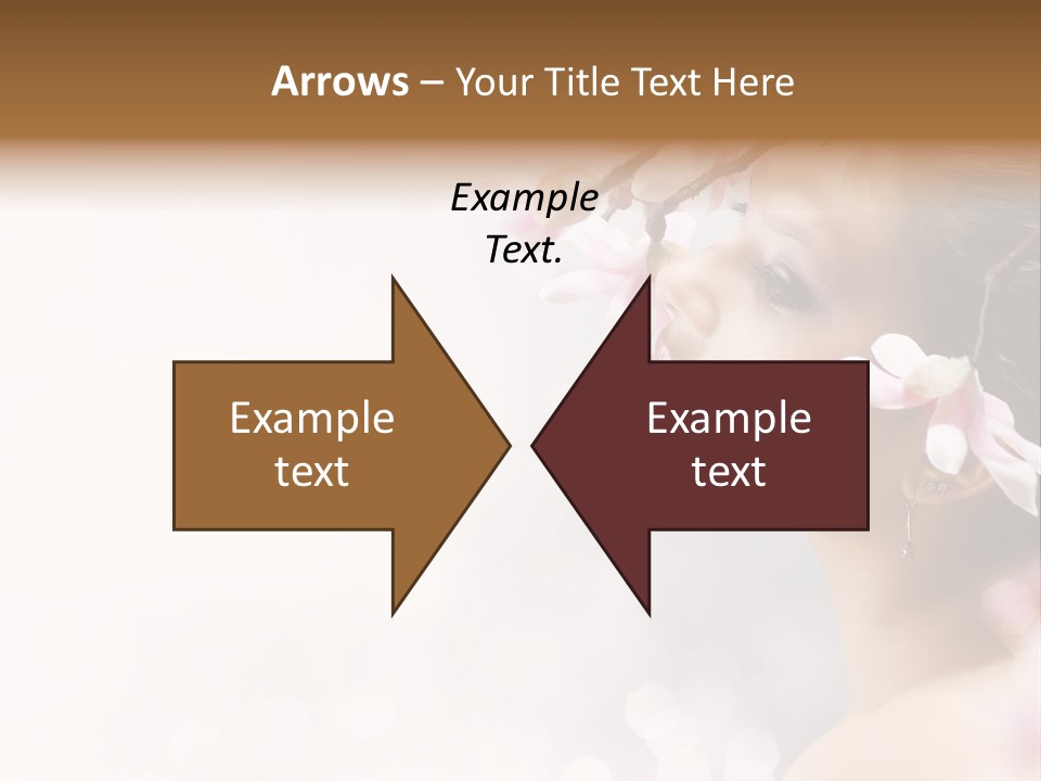 Healthy Caucasian Expression PowerPoint Template